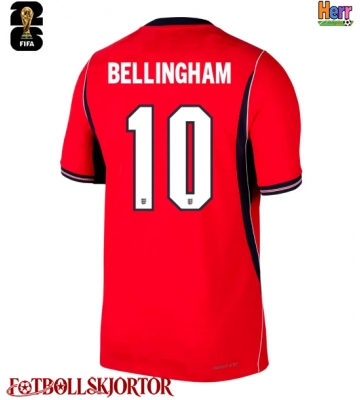 England Jude Bellingham #10 Bortatröja VM 2026 Kortärmad